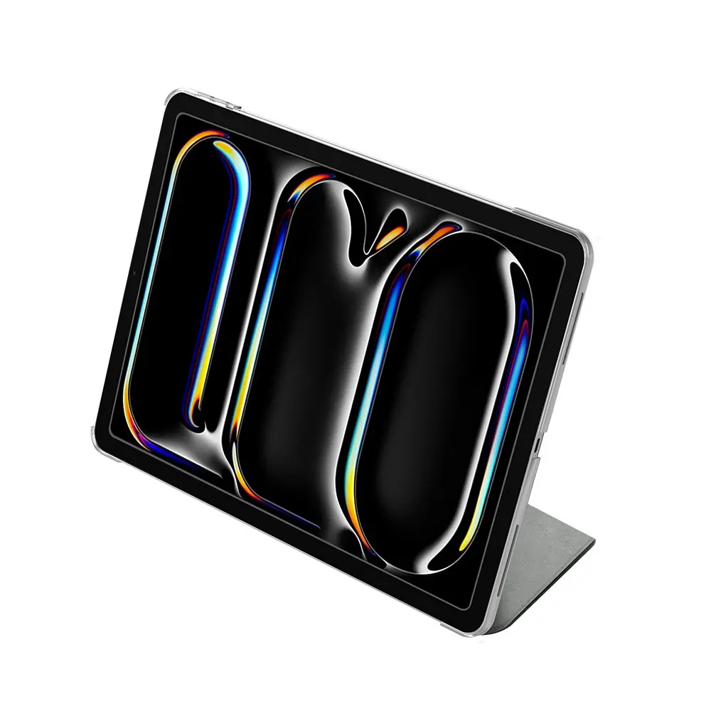 iPad Air 11" (M2) Katlanabilir Standlı Şeffaf Kılıf - Raptic Clear Folio