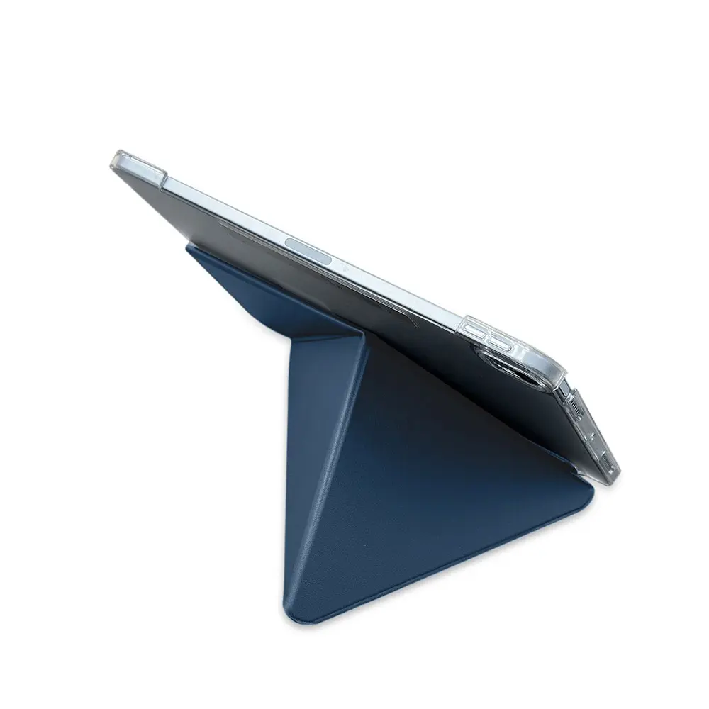 iPad Air 11" (M2) Katlanabilir Standlı Şeffaf Kılıf - Raptic Clear Folio