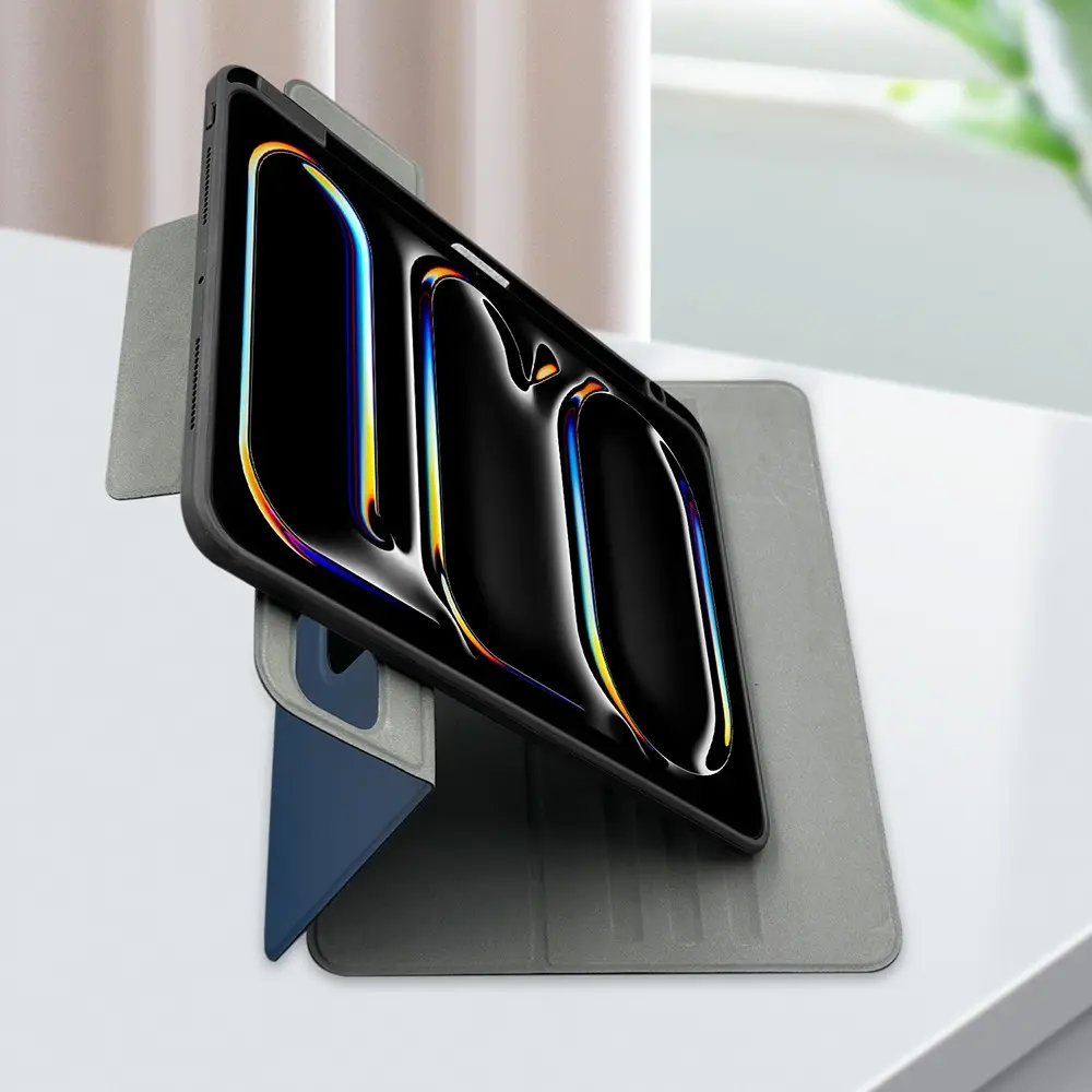 iPad Air 11" (M2) Ayrılabilir Kalem Bölmeli Standlı Kılıf - Raptic Spin