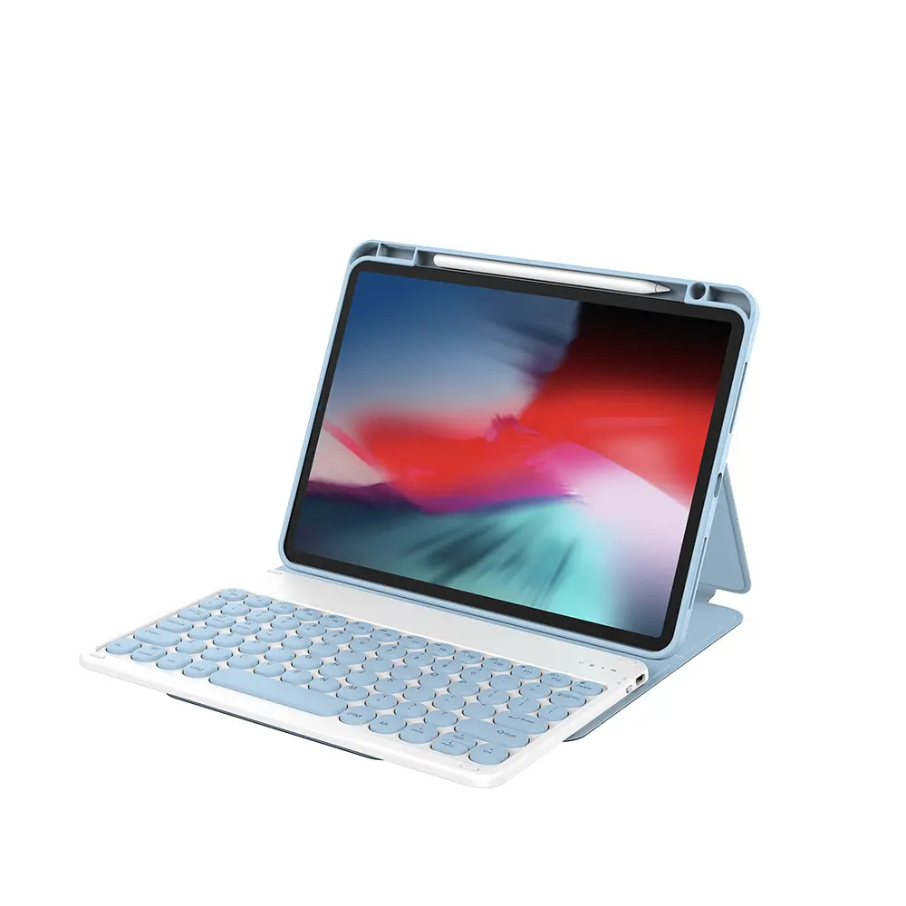 iPad Air 11" (M3) Klavyeli Kılıf, Gizli Kalem Bölmeli - Wiwu Protective