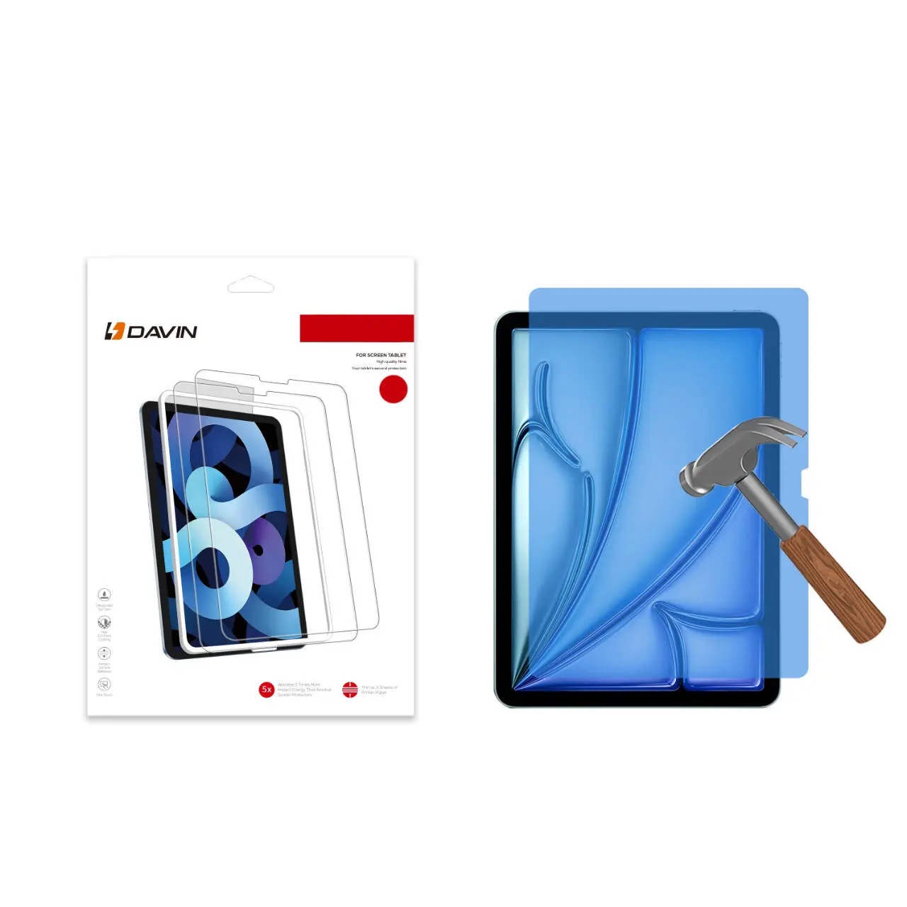 iPad Air 11" (M3) Nano Ekran Koruyucu - Davin