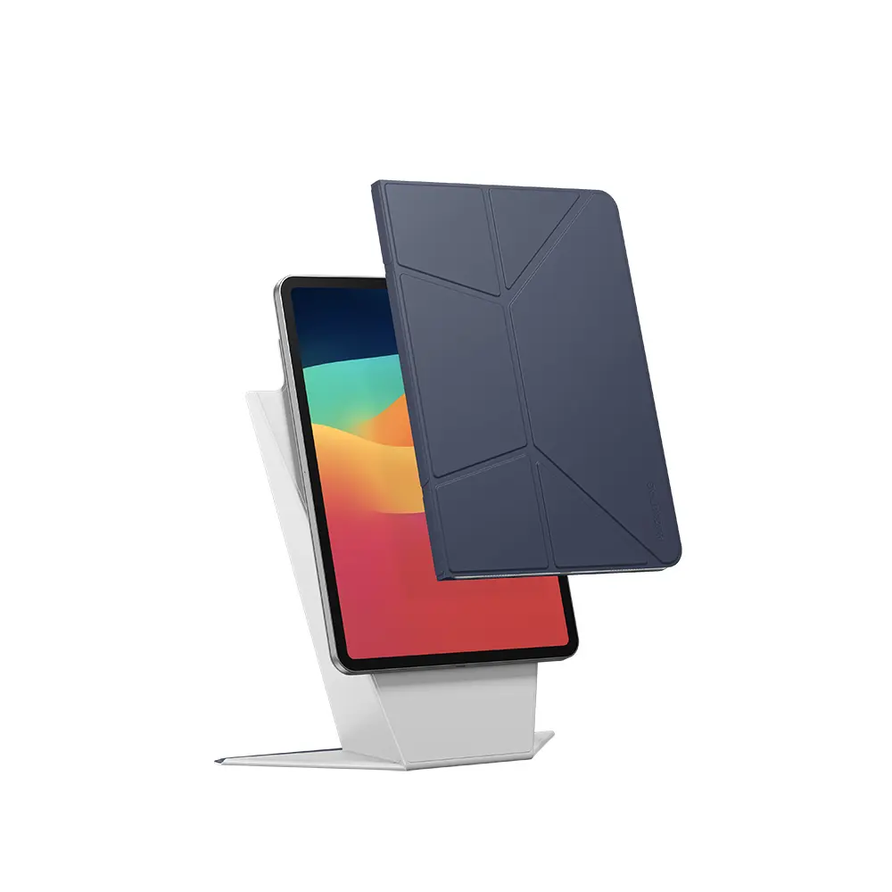 iPad Air 13" (M2) Katlanabilir Manyetik Standlı Kılıf - Amazingthing Matte Pro Mag Folio