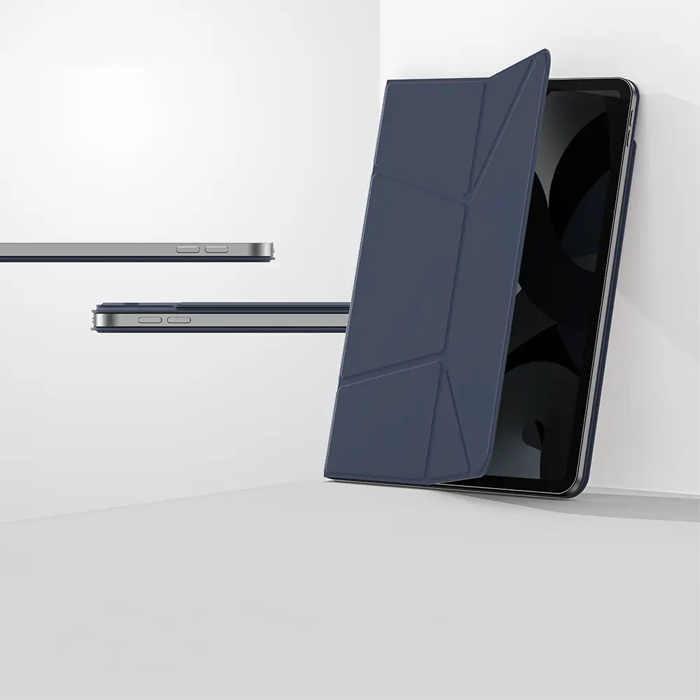 iPad Air 13" (M2) Katlanabilir Manyetik Standlı Kılıf - Amazingthing Matte Pro Mag Folio
