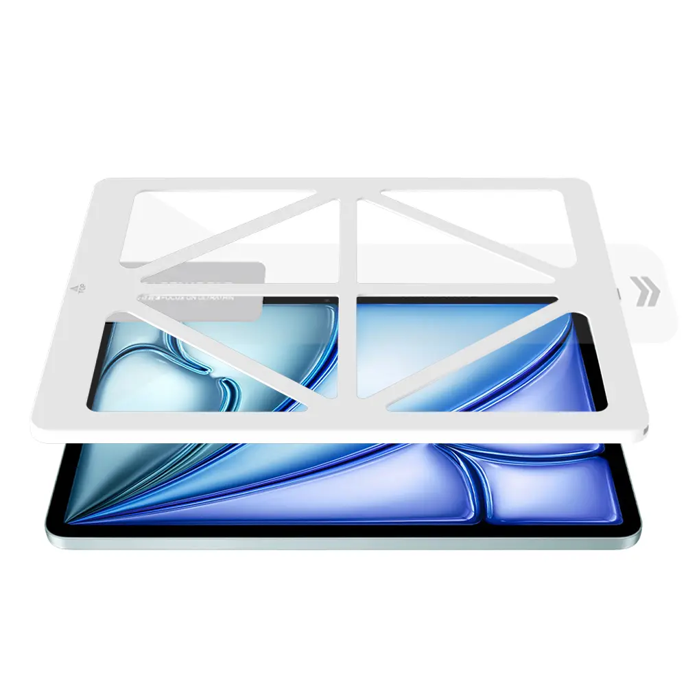 iPad Air 13" (M2) Temperli Cam Ekran Koruyucu - CaseWorld Steel Shield