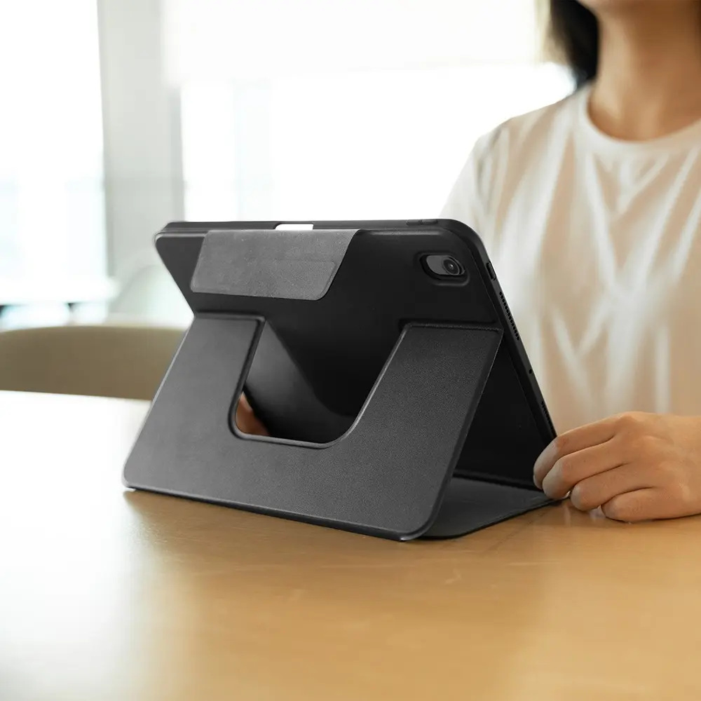 iPad Air 13" (M2) Ayrılabilir Kalem Bölmeli Standlı Kılıf - Raptic Spin Detachable Folio