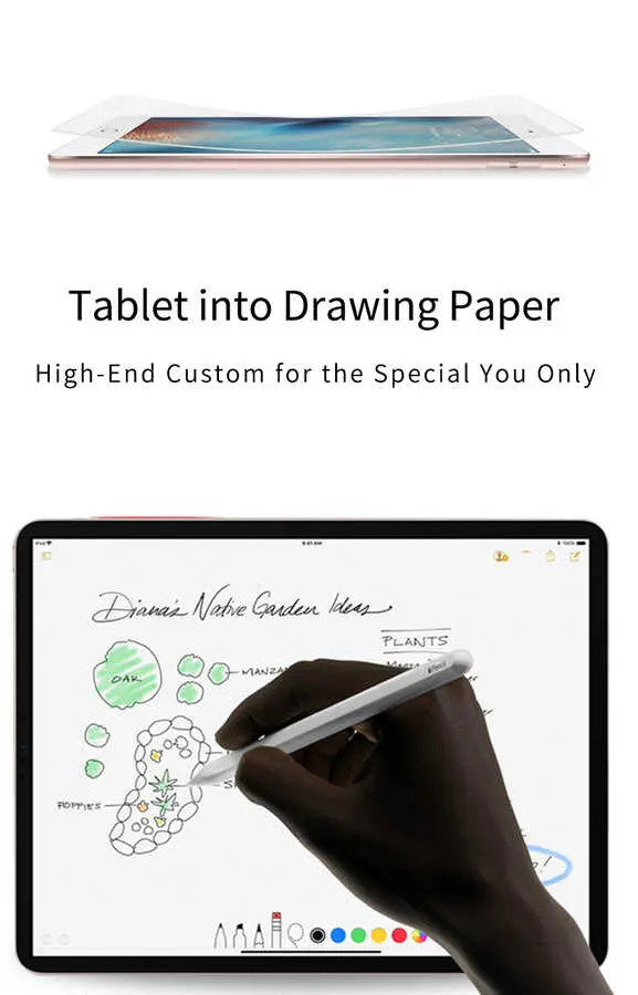 iPad Mini 4 Kağıt Hisli Ekran Koruyucu - Wiwu iPaper Like