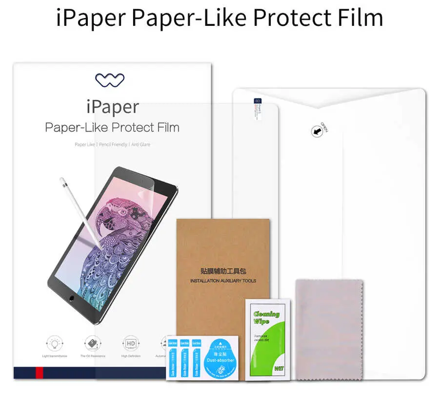 iPad Pro 10.5 Kağıt Hisli Ekran Koruyucu - Wiwu iPaper Like