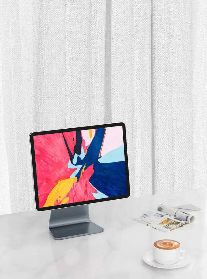 iPad Pro 11 inç Masaüstü Tablet Standı, 360 Derece Dönebilen - Wiwu ZM309