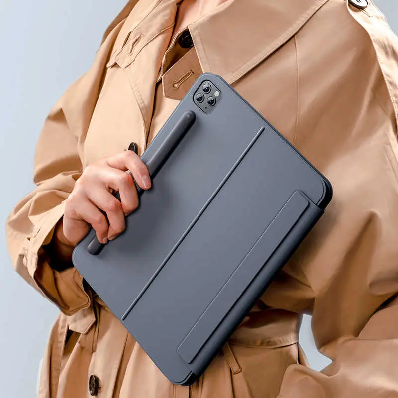 iPad Pro 11" (4. Nesil) Kablosuz Klavyeli Kılıf, Trackpadli - Benks KB01