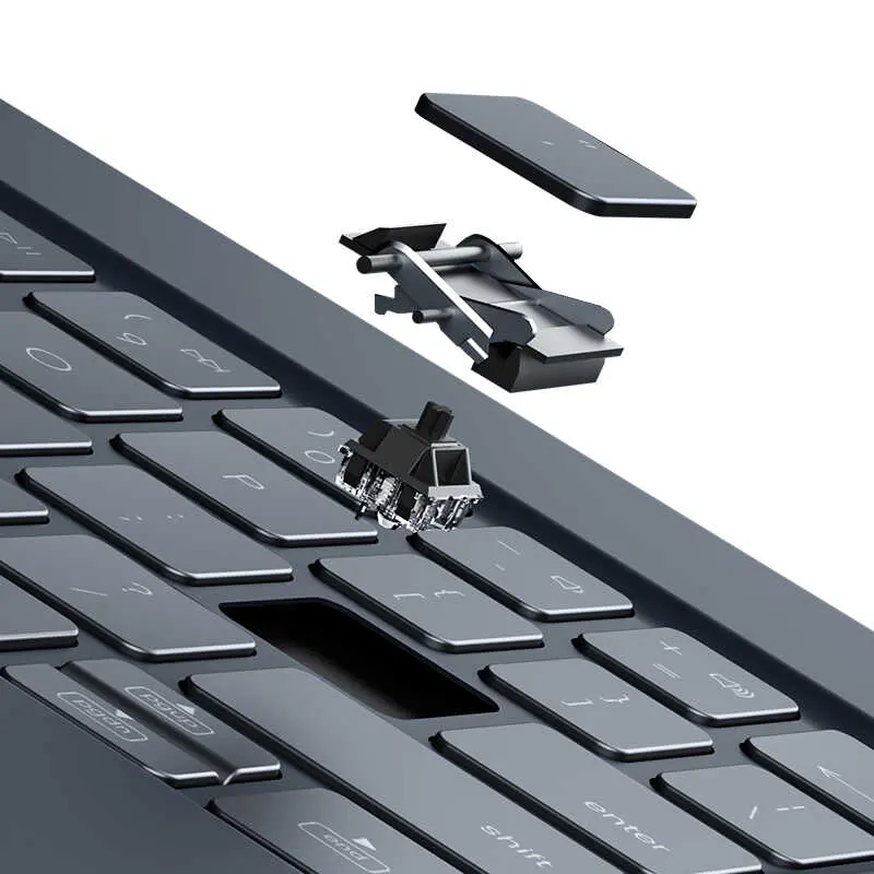 iPad Pro 11" (4. Nesil) Kablosuz Klavyeli Kılıf, Trackpadli - Benks KB01