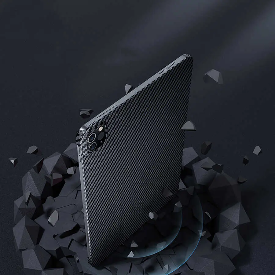 iPad Pro 11 inç (4. Nesil) Kevlar Karbon Fiber Kılıf - Benks Essential