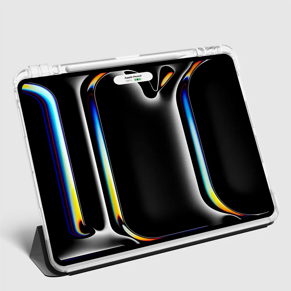 iPad Pro 11" (M4) Katlanabilir Standlı Kalem Bölmeli Kılıf - Amazingthing Minimal