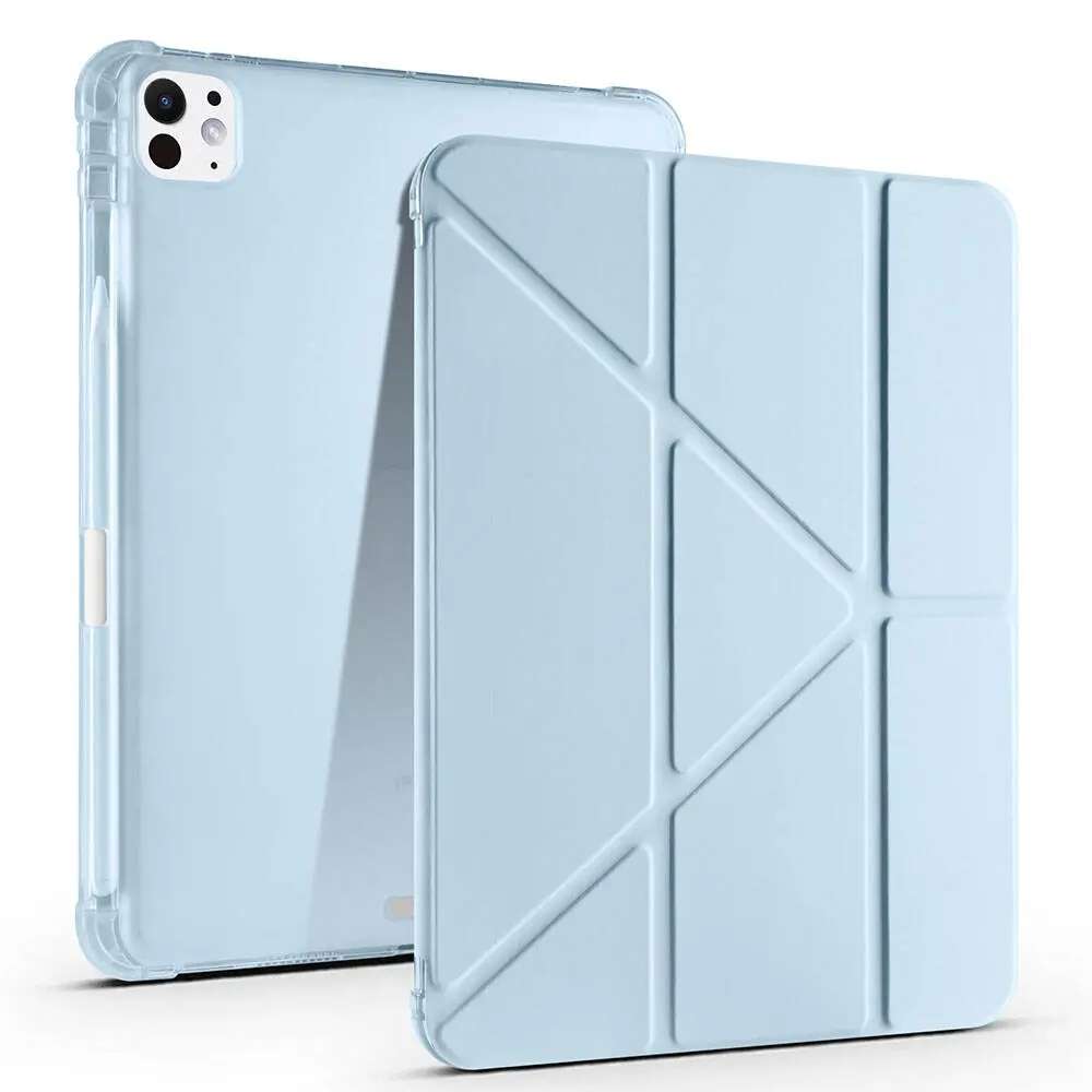 iPad Pro 11" (M4) Kalem Bölmeli Standlı Kılıf - Zore Tri Folding
