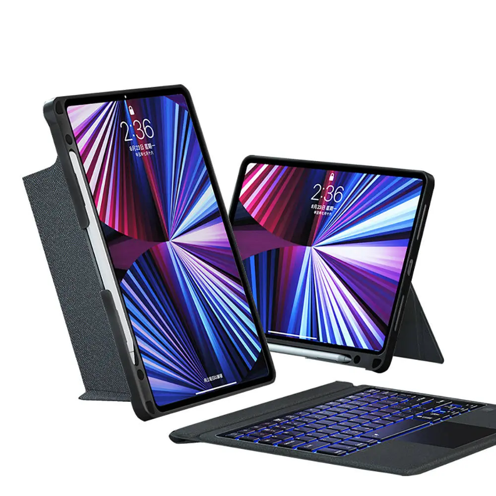 iPad Pro 11" (M5) Klavyeli Standlı Kılıf - Wiwu Mag Touch