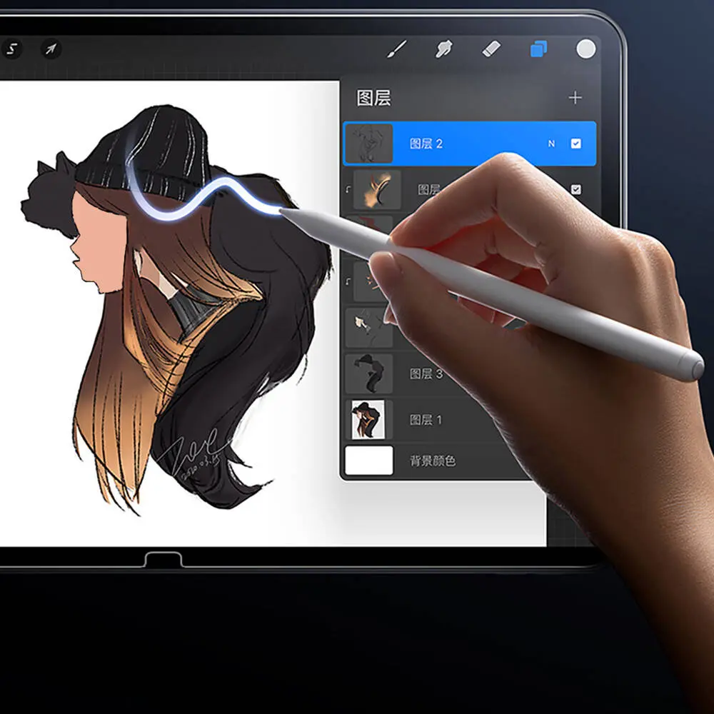 iPad Pro 11" M5 Temperli Cam Ekran Koruyucu, Oleofobik HD - Wiwu iVista