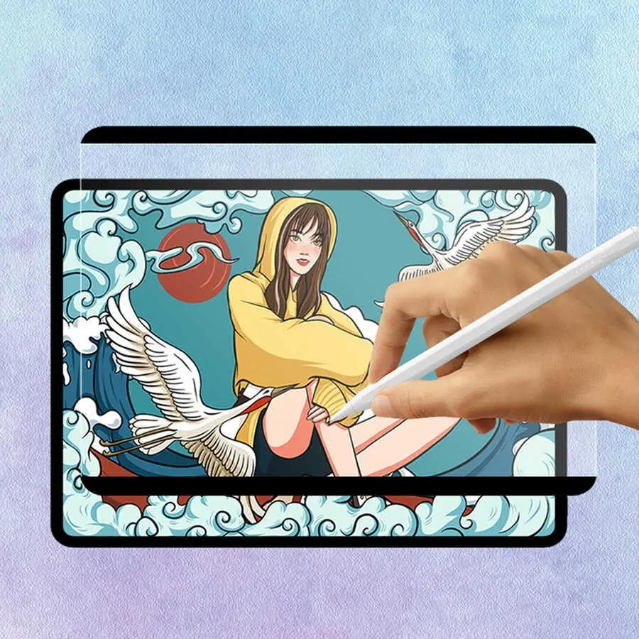 iPad Pro 12.9 inç (4. Nesil) Manyetik Çıkarılabilir Ekran Koruyucu - Wiwu
