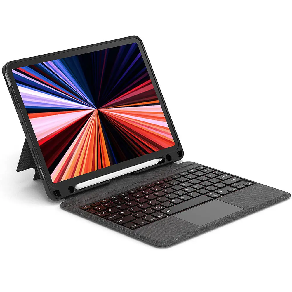 iPad Pro 13 inç (M4) Klavyeli Standlı Kılıf - Wiwu Mag Touch