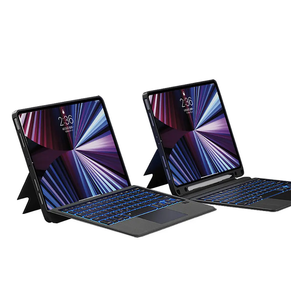 iPad Pro 13 inç (M4) Klavyeli Standlı Kılıf - Wiwu Mag Touch