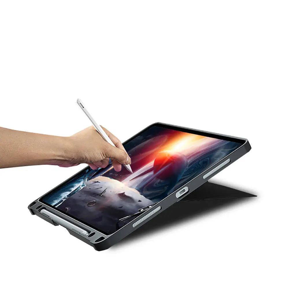 iPad Pro 13 inç (M4) Klavyeli Standlı Kılıf - Wiwu Mag Touch