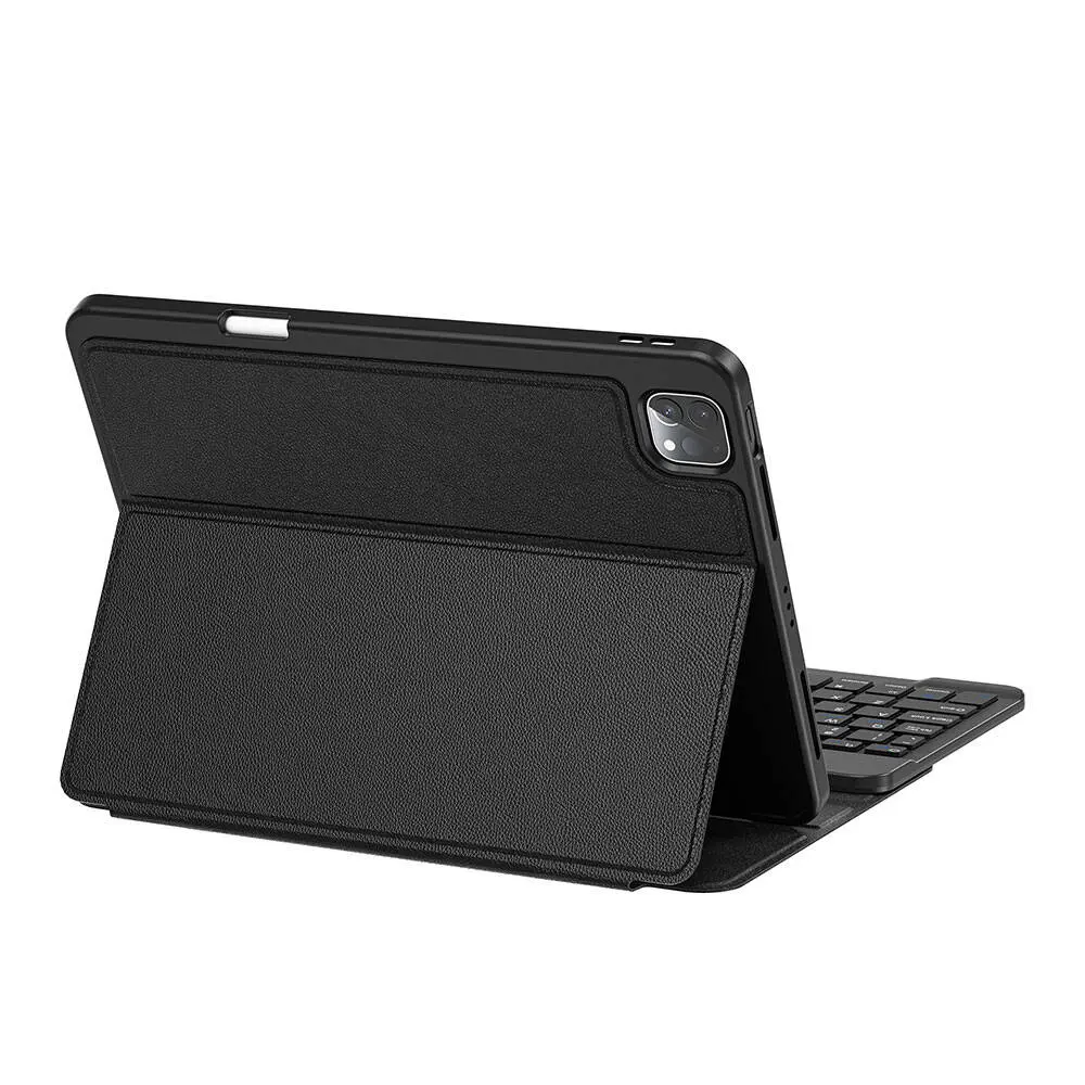 iPad Pro 13 inç (M4) Klavyeli Kılıf, Gizli Kalem Bölmeli - Wiwu Protective