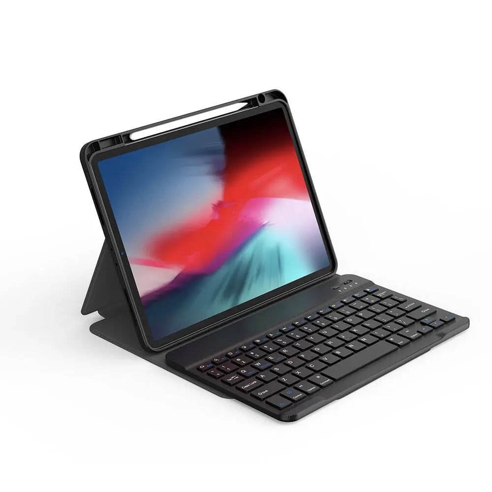 iPad Pro 13 inç (M4) Klavyeli Kılıf, Gizli Kalem Bölmeli - Wiwu Protective