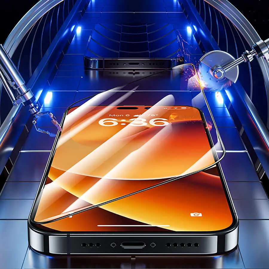 iPhone 14 Ekran Koruyucu 0.3 mm Tam Kaplamalı - Benks V Pro