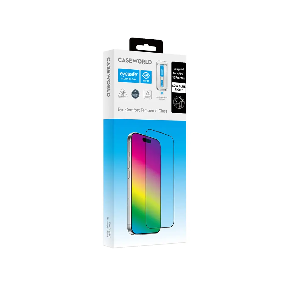 iPhone 14 Temperli Cam Ekran Koruyucu, Uygulama Aparatlı - CaseWorld Applicator