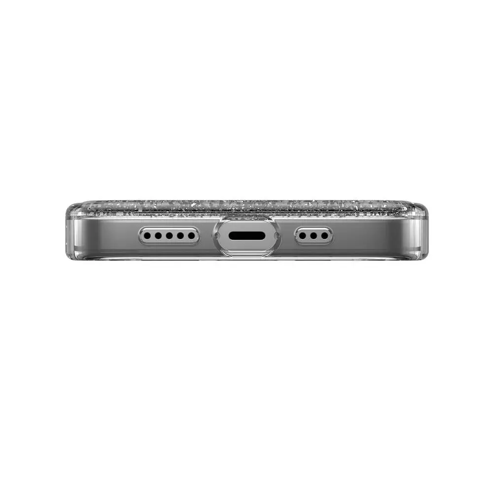iPhone 14 MagSafe Uyumlu Şeffaf Simli Kılıf - Switcheasy Starfield-M