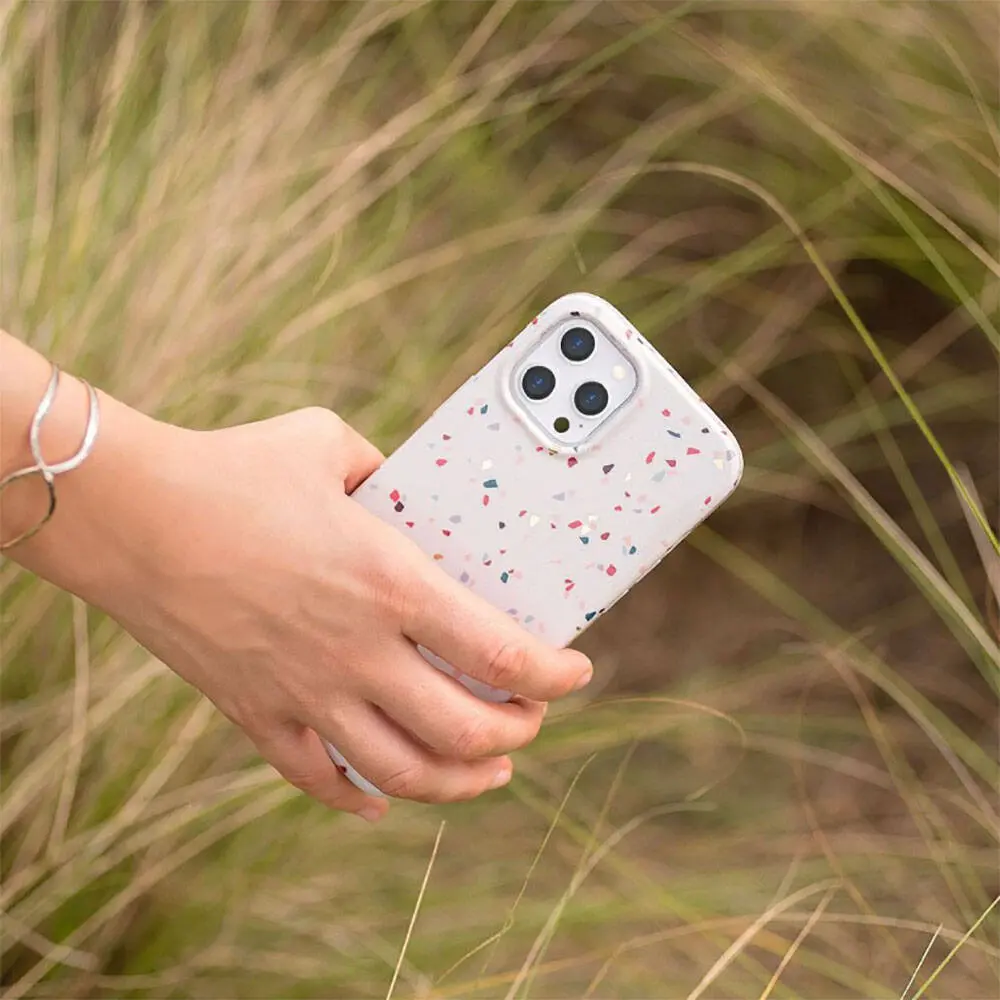 iPhone 14 Mozaik Desenli Kılıf - Coehl Terrazzo