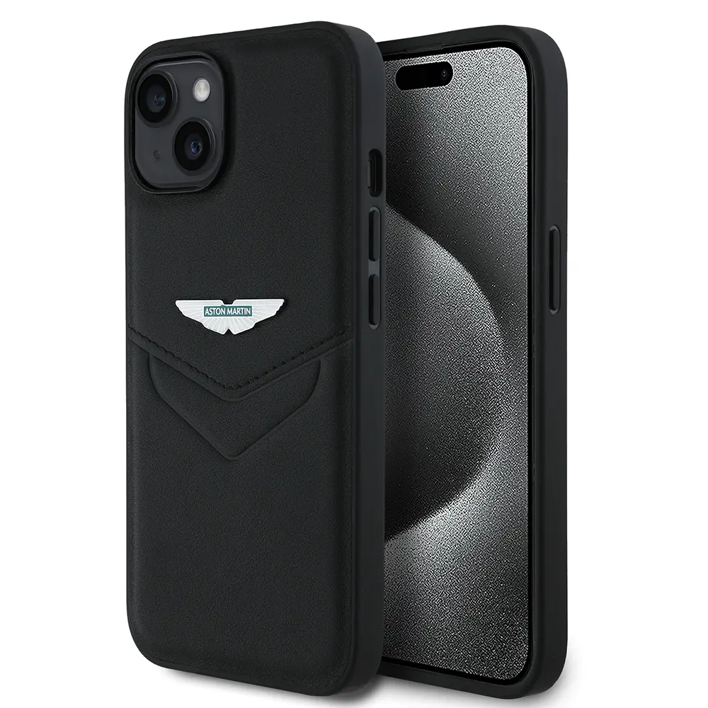 iPhone 14 Aston Martin Lisanslı PU Deri Kılıf - Victory Tasarım