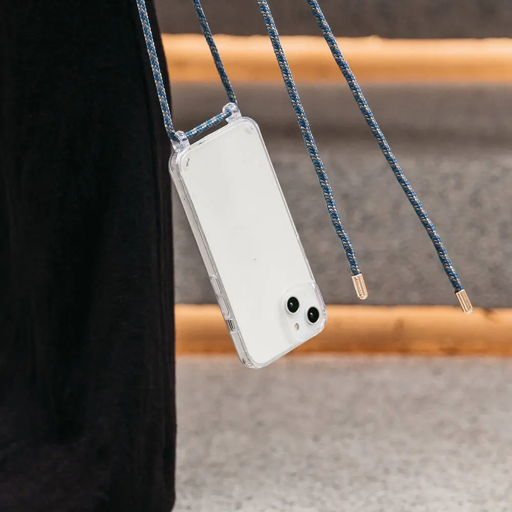 iPhone 14 Şeffaf Kılıf, Boyun Askılı ve Darbe Emici - Switcheasy Play