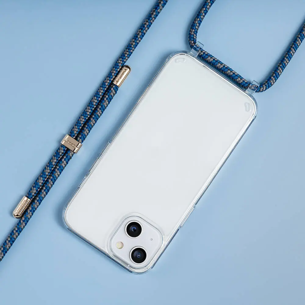 iPhone 14 Şeffaf Kılıf, Boyun Askılı ve Darbe Emici - Switcheasy Play