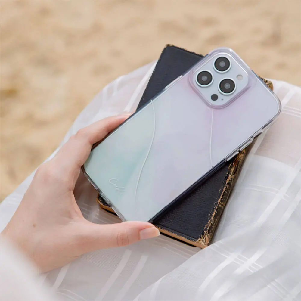 iPhone 14 Dalgalı Çizgi Desenli Kılıf - Coehl Palette