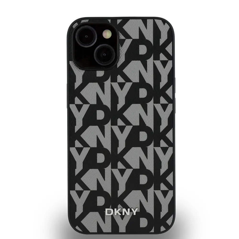 iPhone 14 MagSafe Uyumlu 3D Grid Desenli Kılıf - DKNY Lisanslı