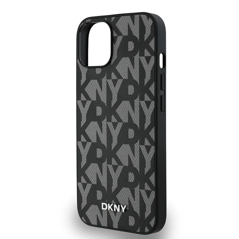 iPhone 14 MagSafe Uyumlu 3D Grid Desenli Kılıf - DKNY Lisanslı