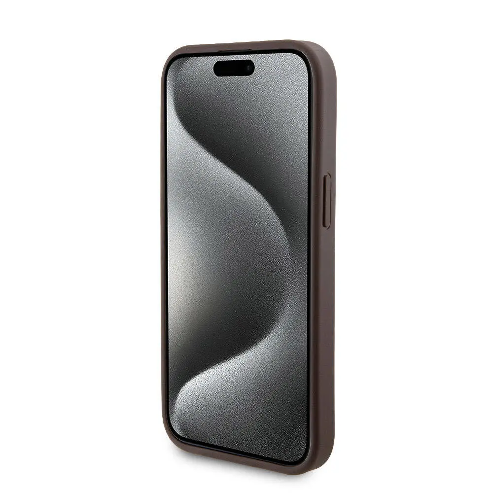iPhone 14 MagSafe Uyumlu 4G Desenli Kılıf ve 5000 mAh Powerbank Seti - Guess