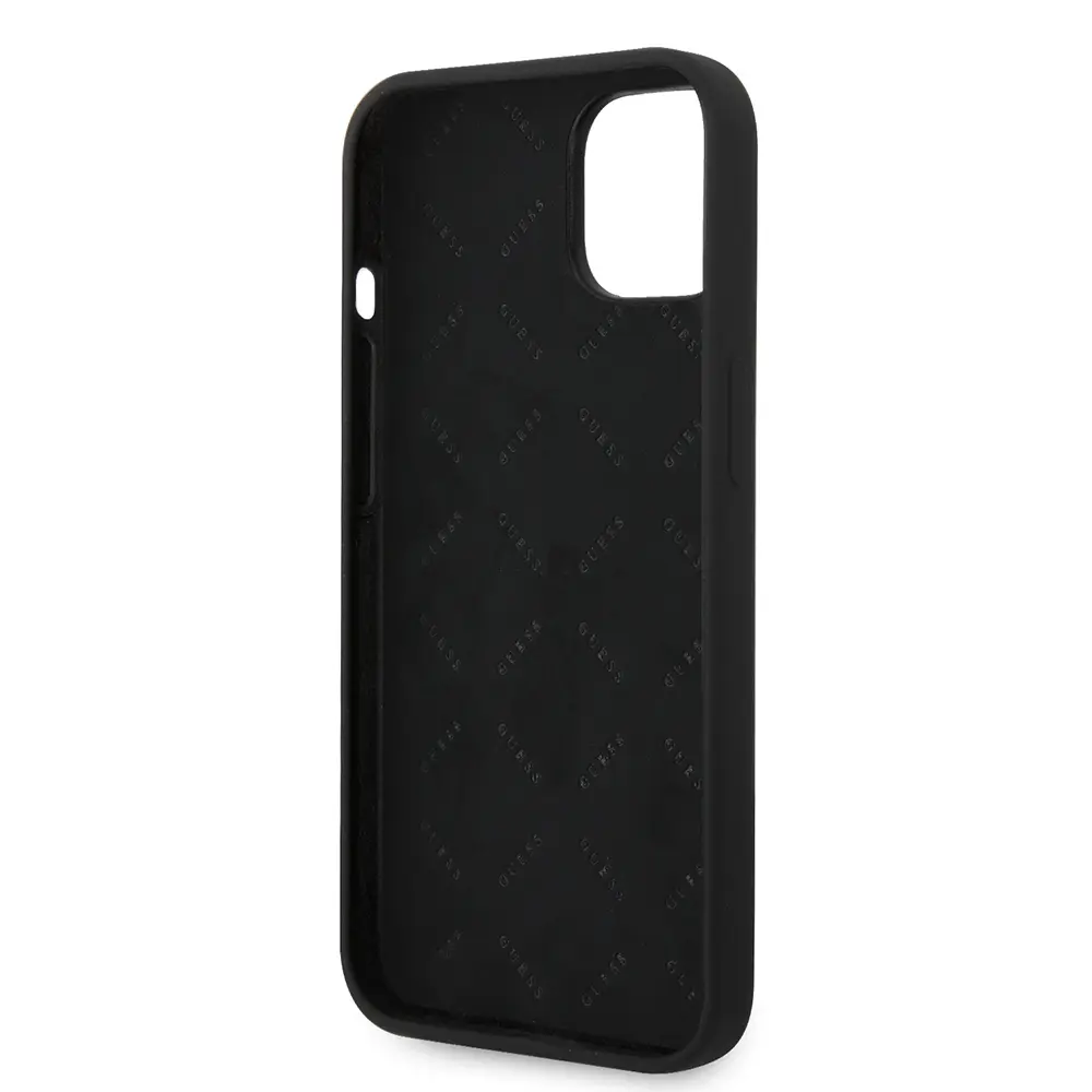 iPhone 14 Silikon Kılıf, Taşlı 4G Logolu - Guess