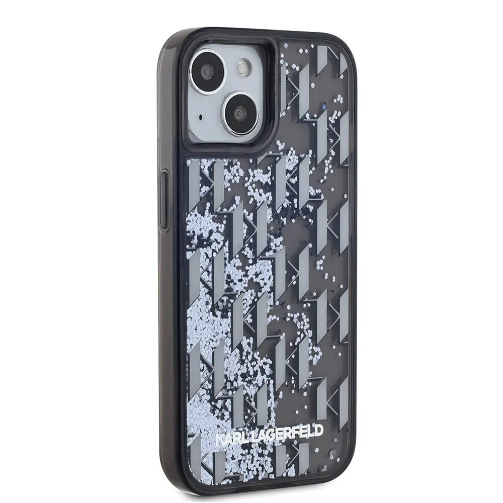 iPhone 14 Simli KL Yazılı Monogram Gradient Kılıf - Karl Lagerfeld