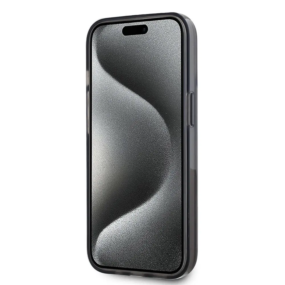 iPhone 14 Simli KL Yazılı Monogram Gradient Kılıf - Karl Lagerfeld