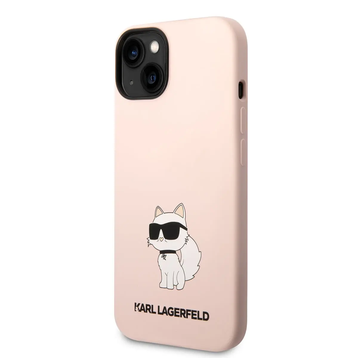 iPhone 14 Silikon Kılıf, Choupette Dizayn - Karl Lagerfeld
