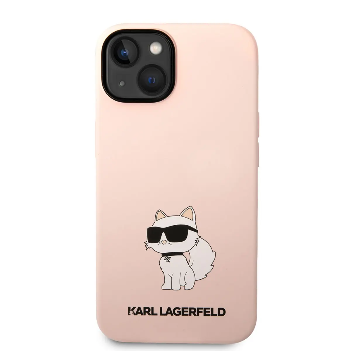 iPhone 14 Silikon Kılıf, Choupette Dizayn - Karl Lagerfeld