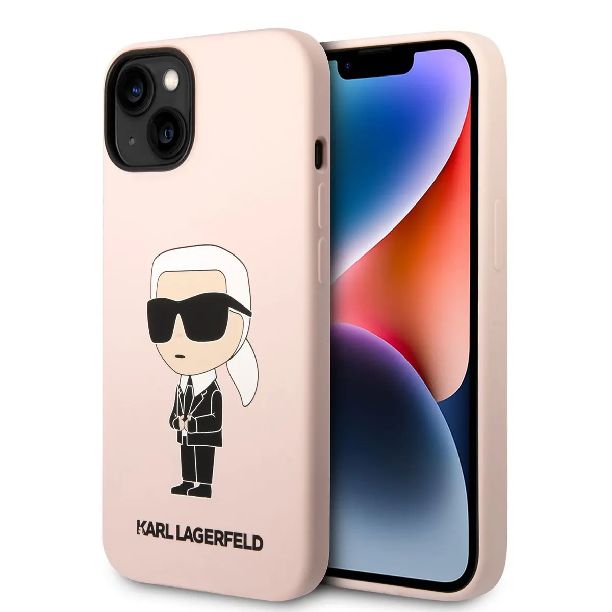 iPhone 14 Silikon Kılıf, Kabartmalı Karl Dizayn - Karl Lagerfeld