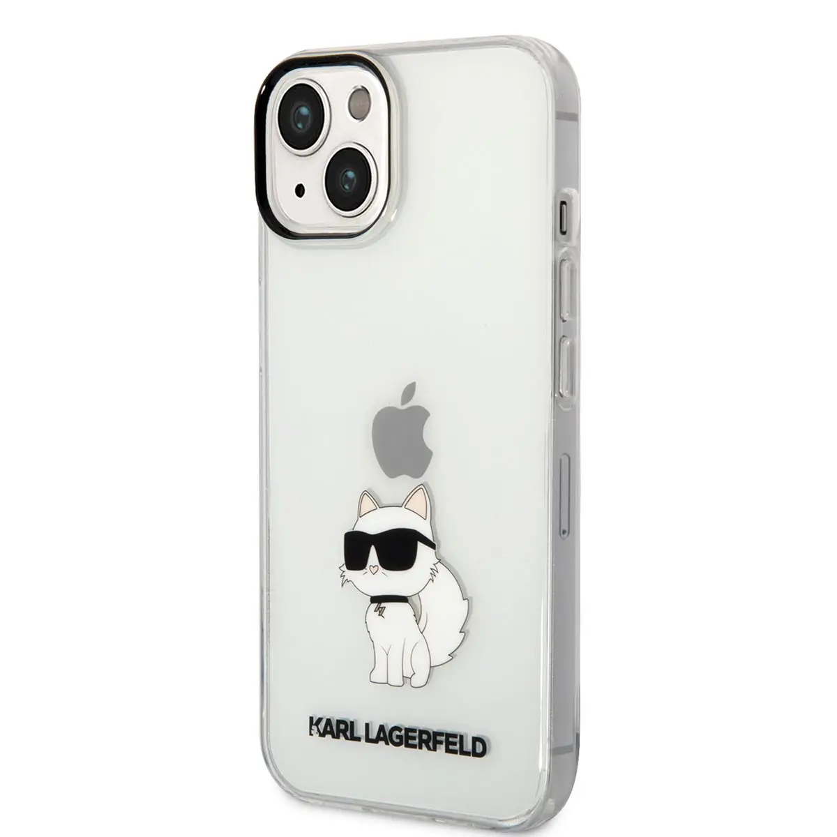 iPhone 14 Şeffaf Kılıf, Choupette Dizayn - Karl Lagerfeld