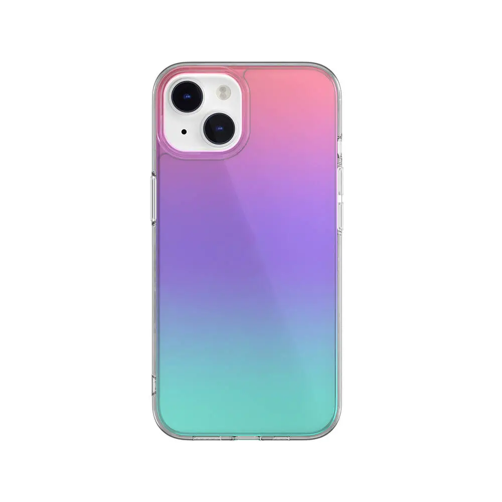 iPhone 14 Şeffaf Renk Geçişli Kılıf - Switcheasy Crush Plus