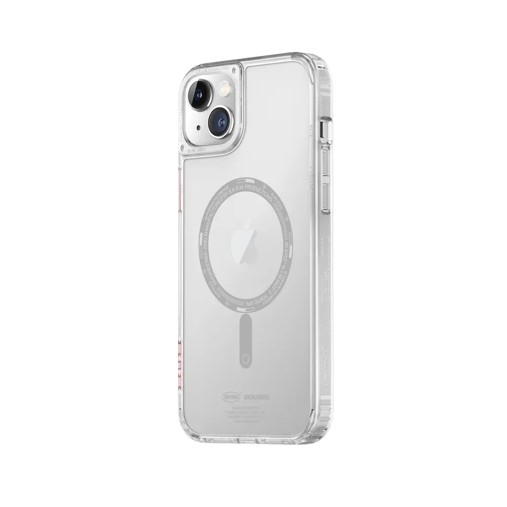 iPhone 14 MagSafe Uyumlu Şeffaf Airbag Kılıf - Skinarma Saido