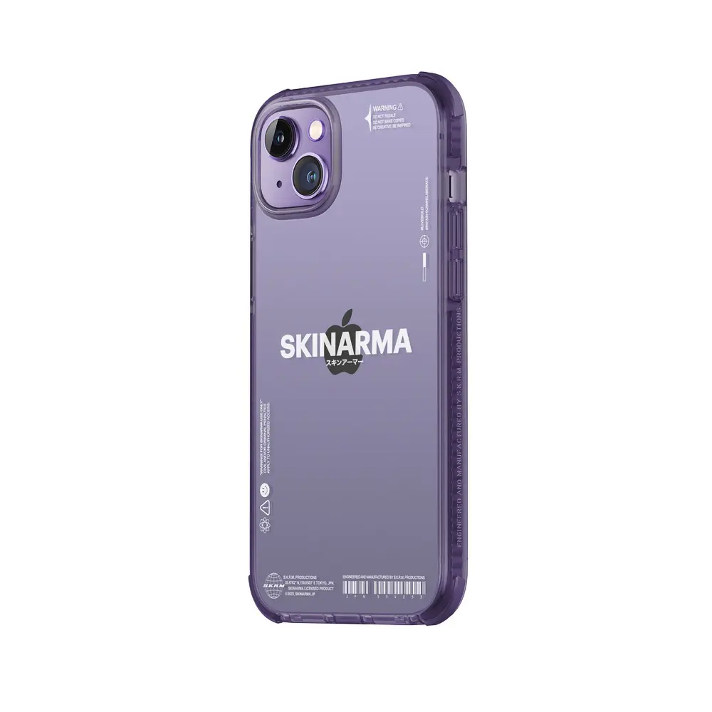 iPhone 14 Şeffaf Airbag Tasarımlı Kılıf - Skinarma Iro