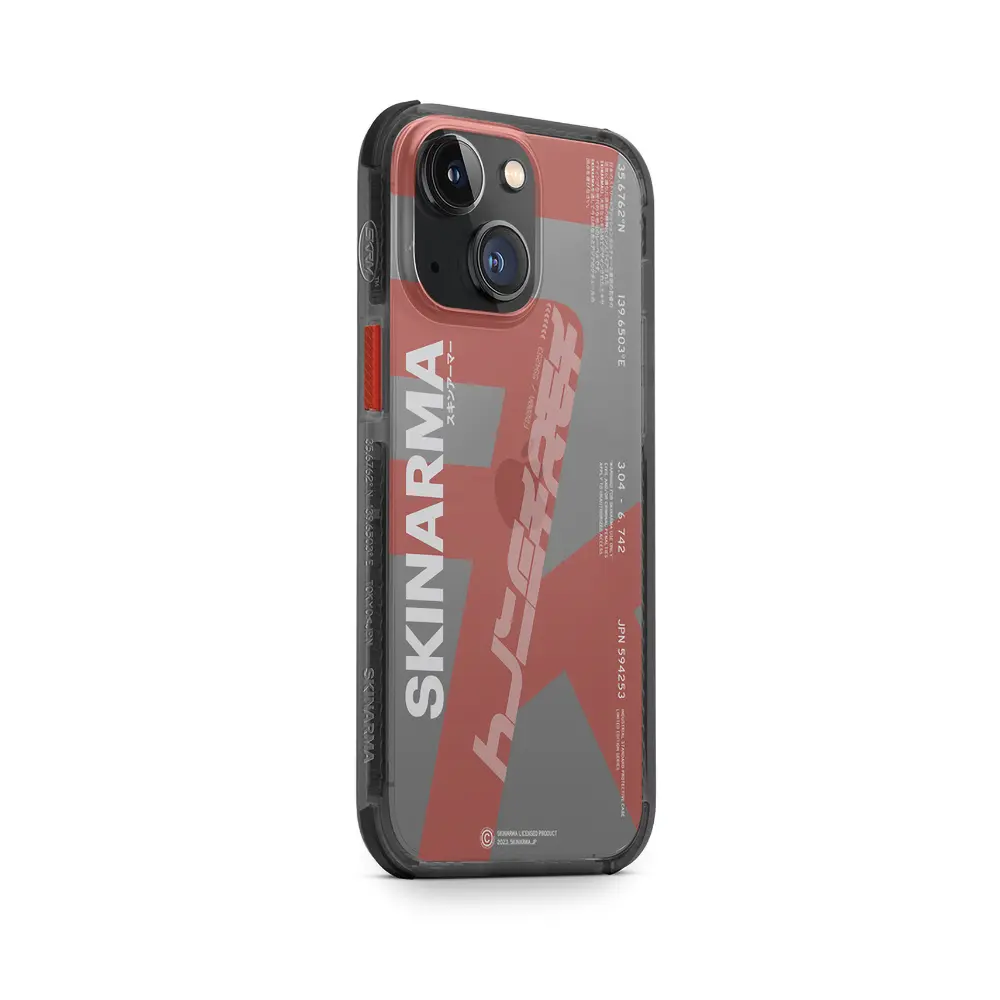 iPhone 14 Şeffaf Airbag Tasarımlı Kılıf - Skinarma Raku
