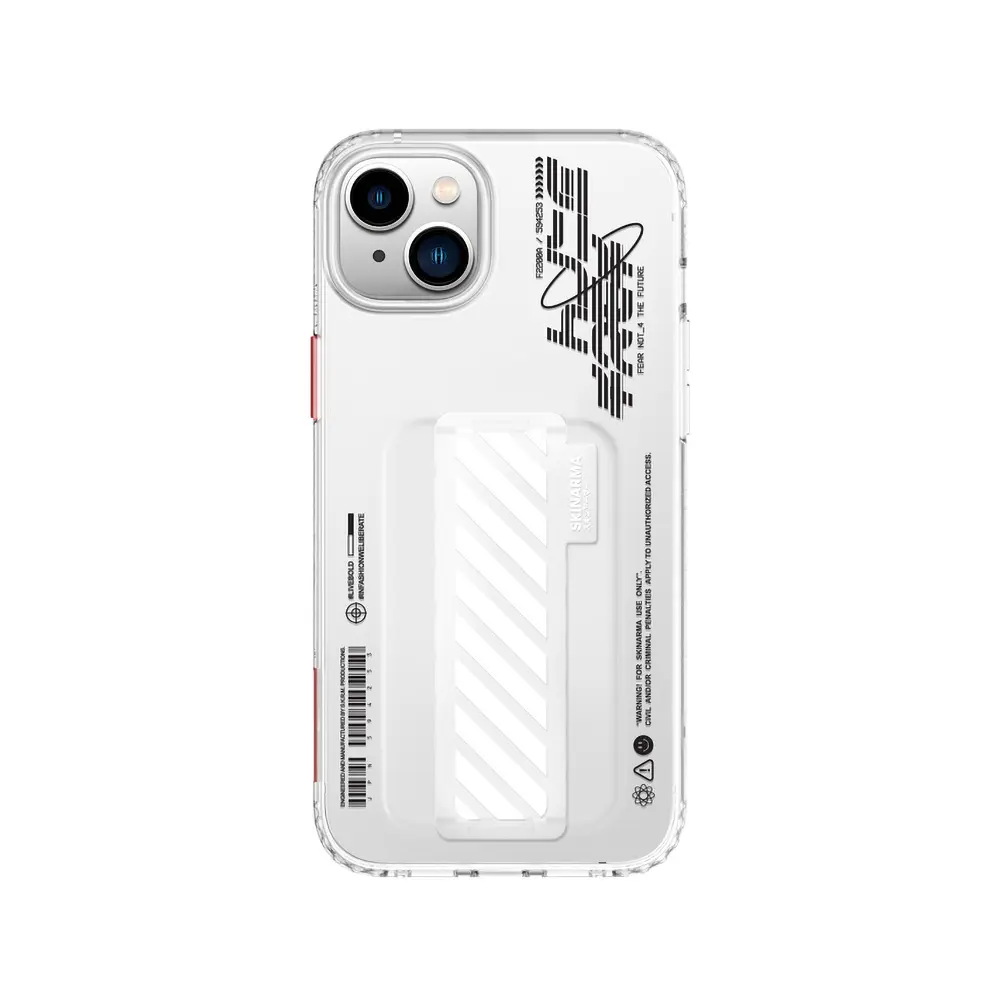 iPhone 14 Şeffaf Desenli Kılıf - Skinarma Kaze
