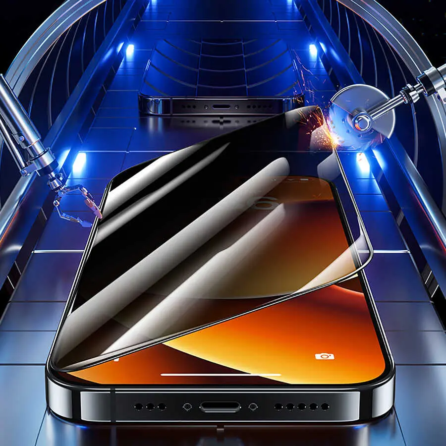 iPhone 14 Plus Hayalet Ekran Koruyucu - Benks V Pro Privacy 0.3 mm