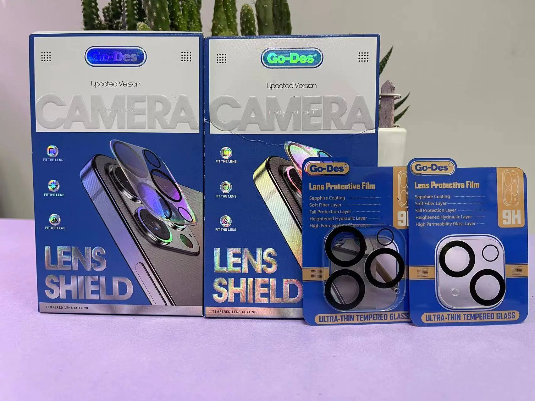 iPhone 14 Plus Kamera Lens Koruyucu - Go Des Lens Shield CL-14